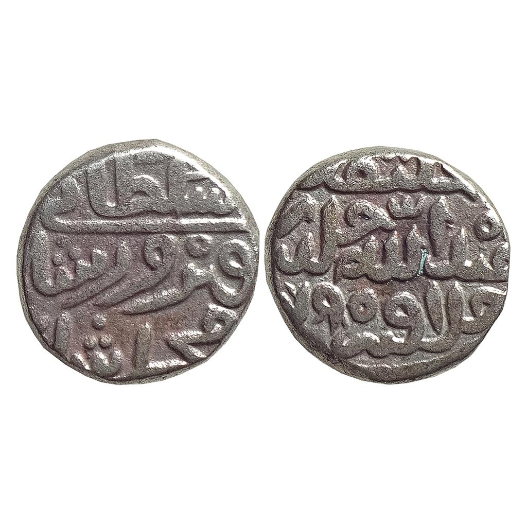 Delhi Sultan Muhammad bin Firuz No Mint Billon 5/6th Tanka