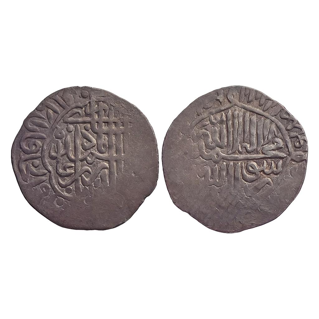 Mughal Zaheer al-Din Muhammad Babur No Mint ND Silver Shahrukhi