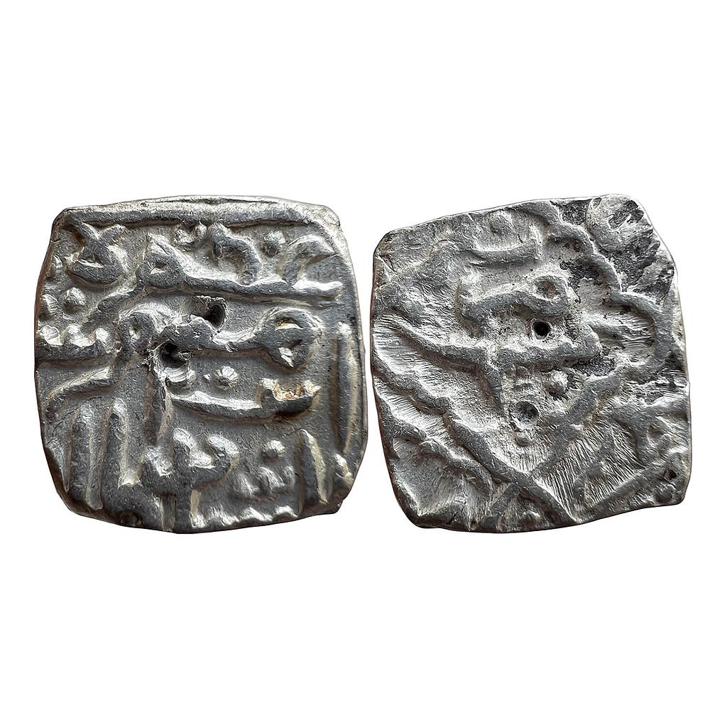 Kashmir Sultan Ibrahim Shah I Kashmir Mint Silver Square Sasnu