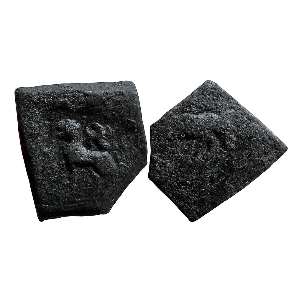 Ancient Taxila Lion-Elephant type Copper Unit