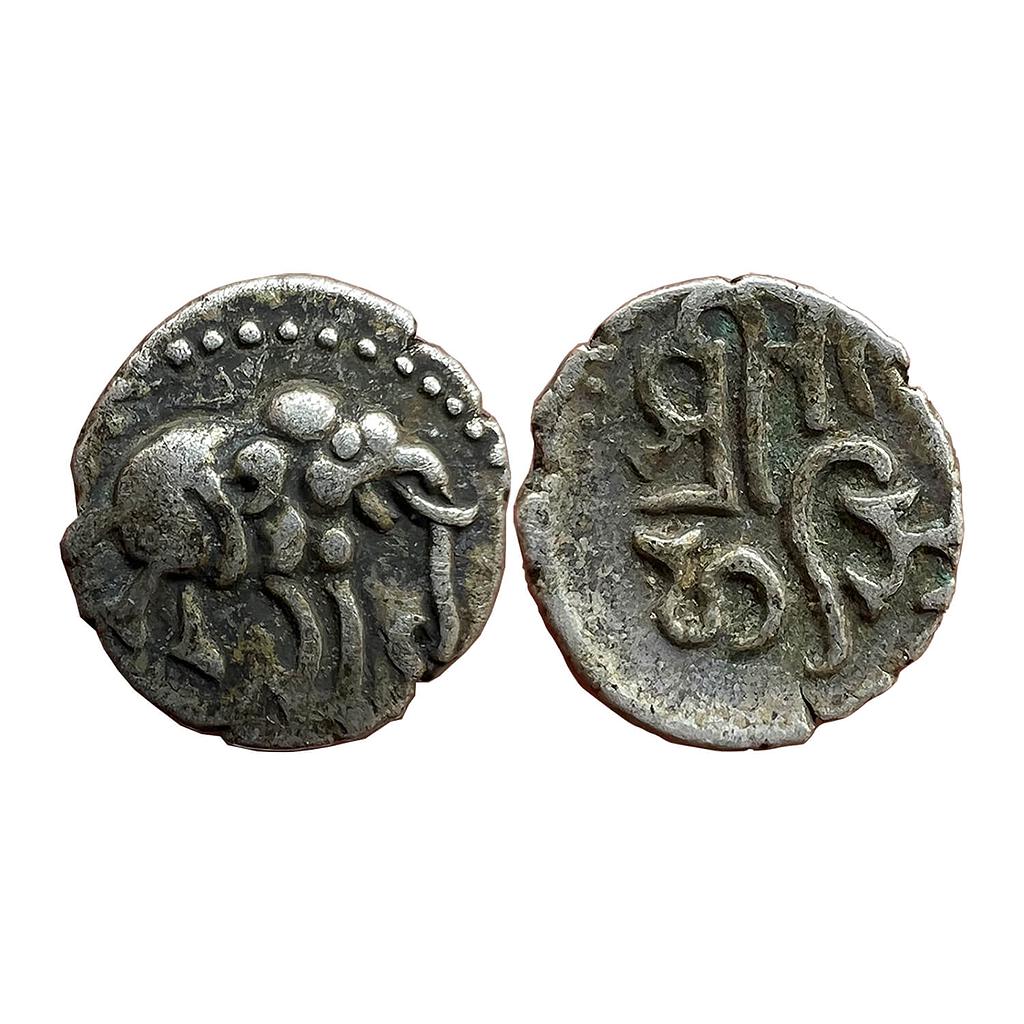 Chalukyas of Gujarat Ranahasti Silver Dramma