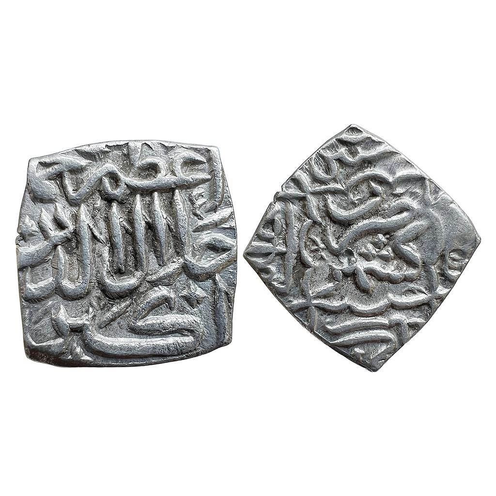 Kashmir Sultan Muhammad Ghazi Shah Kashmir Mint Silver Square Sasnu