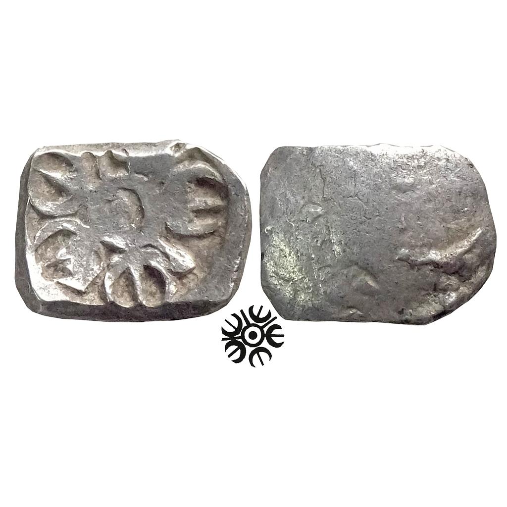 Ancient Archaic Punch Marked Coinage Attributed to Gandhara Janapada Local Swat Valley type Silver 2 Shana or 1/4 Shatamana
