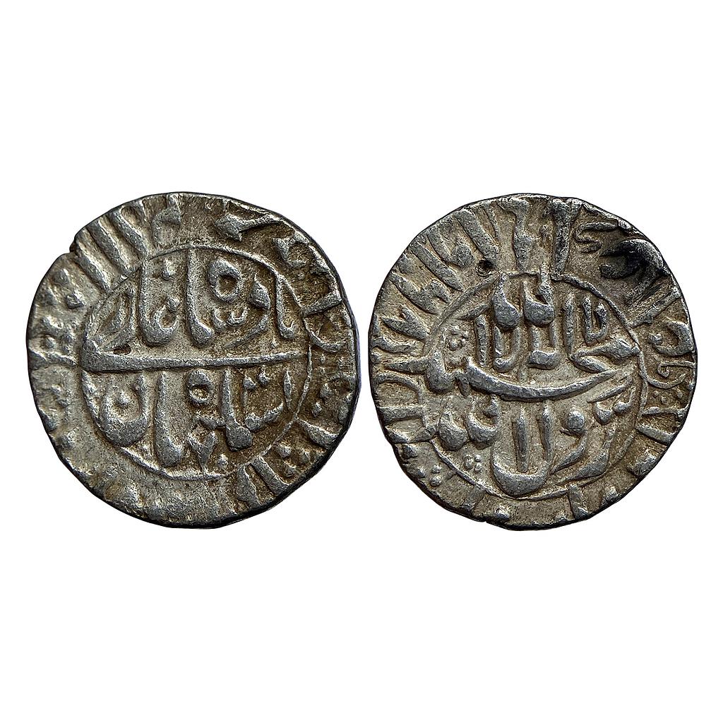 Mughal Shah Jahan Surat Mint Silver Rupee