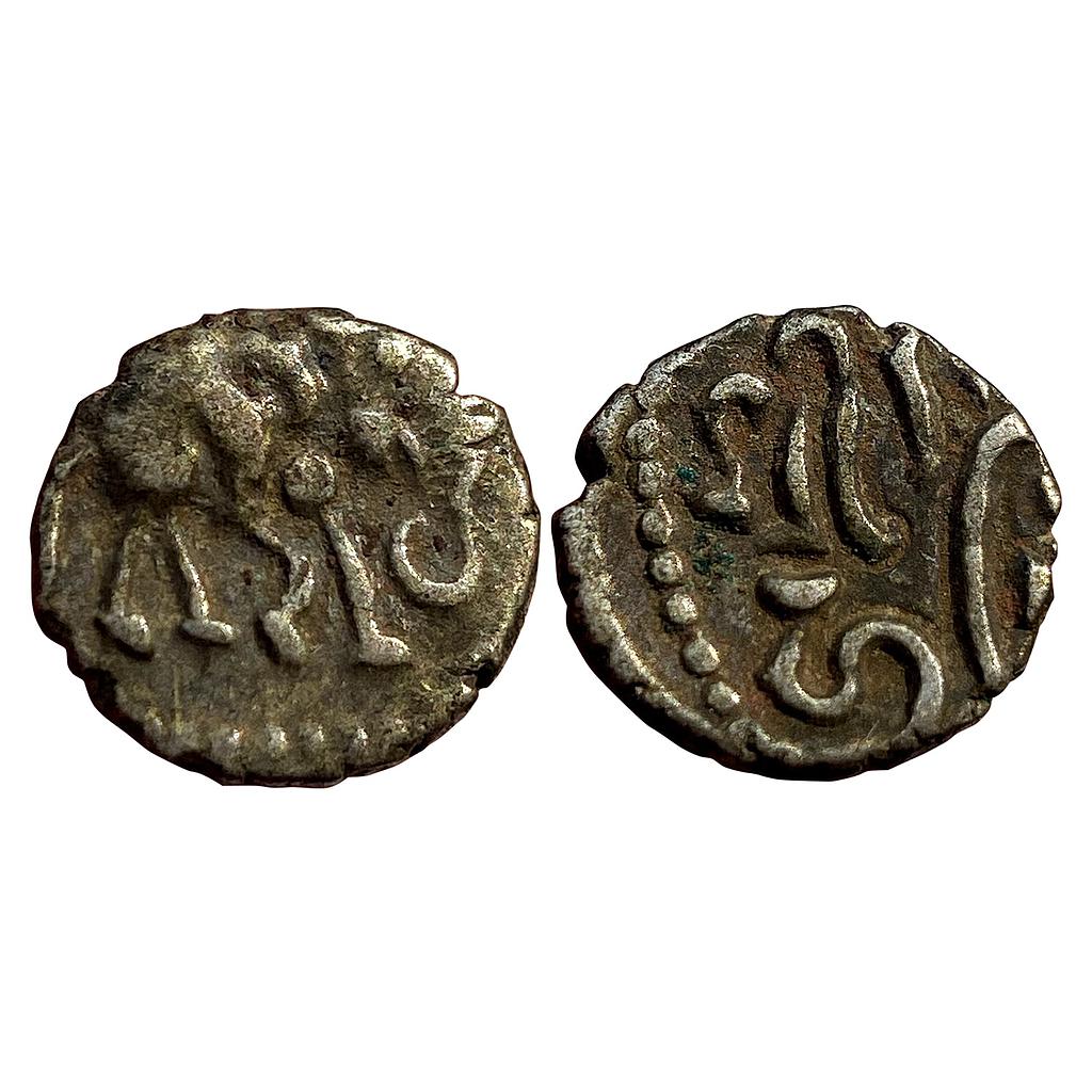 Hindu Medieval Chalukyas of Gujarat Ranahasti Silver Dramma