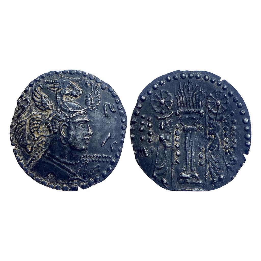 Ancient Kabul region Nezak Huns Napki Malka Copper Unit