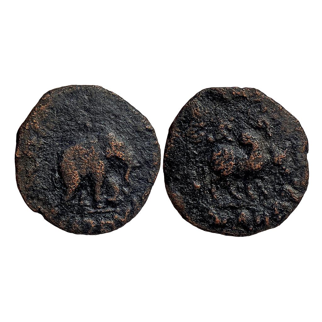 Ancient Indo Scythians Azes II Copper Unit