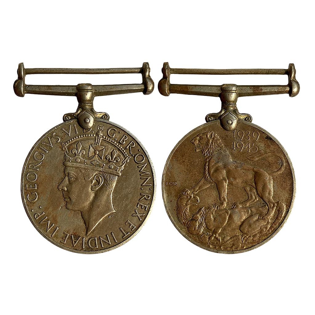 Second World War Medal Copper-Nickel Medal