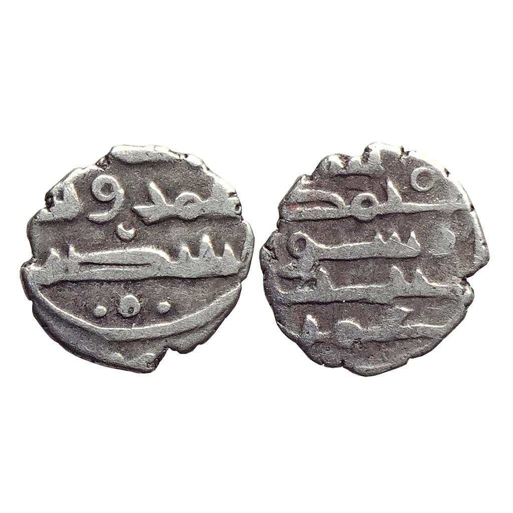 Habbarid Amirs of Mansurah al-Sind Amir Umar-III NM ND Silver Damma Qanhari Dirham