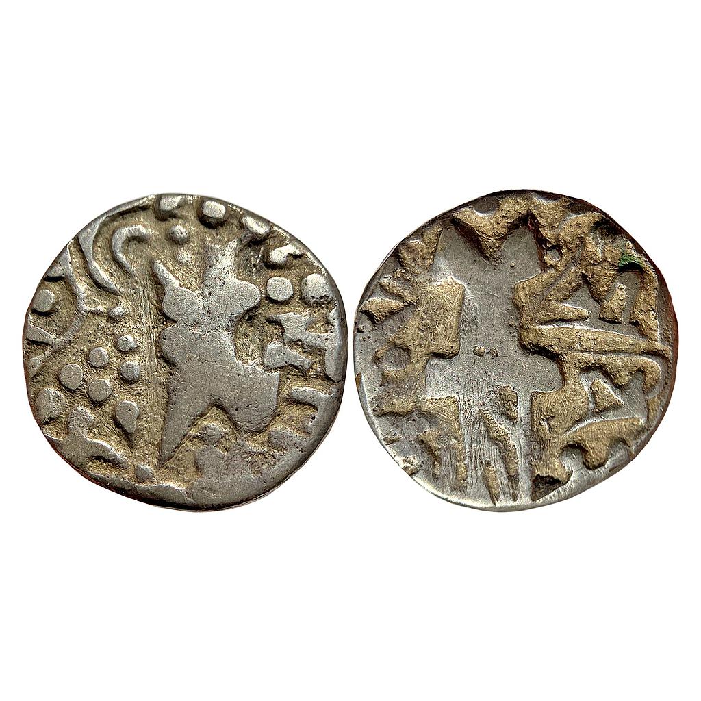 Hindu Medieval Kashmir Karkota dynasty Vinayaditya Debased Gold Dinara