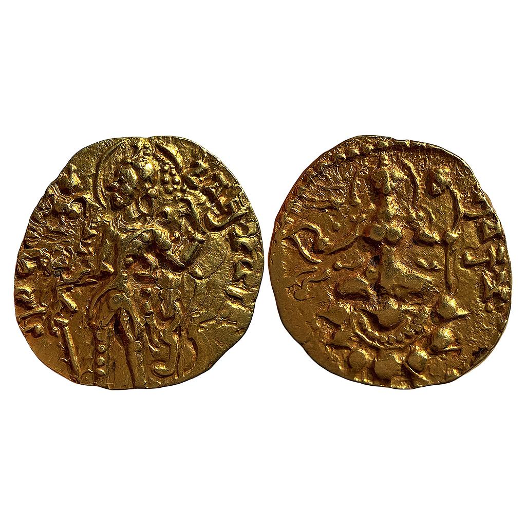 Ancient Guptas Chandragupta II Archer type Gold Dinara