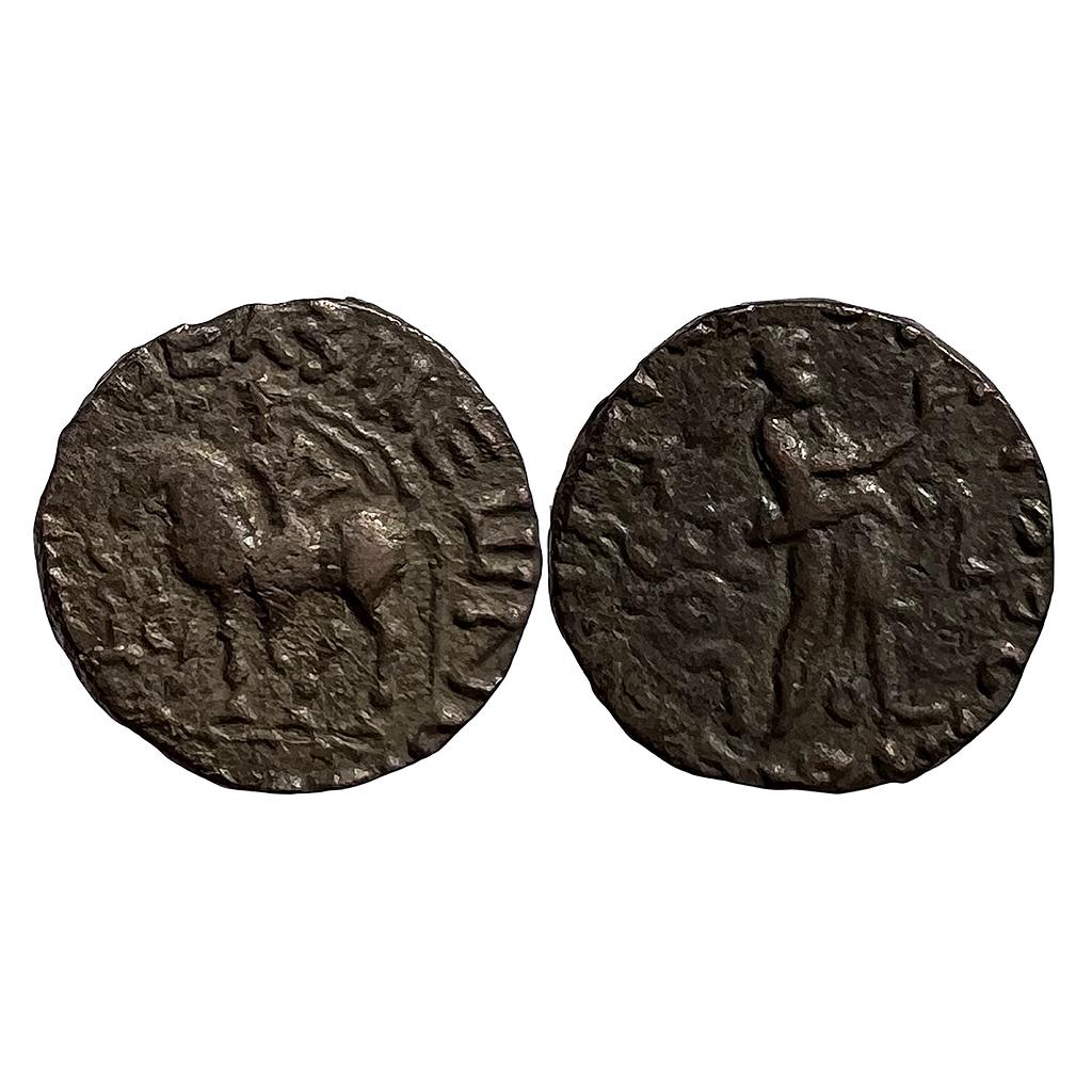 Ancient Indo Parthians Abdagases I Billon Tetradrachm
