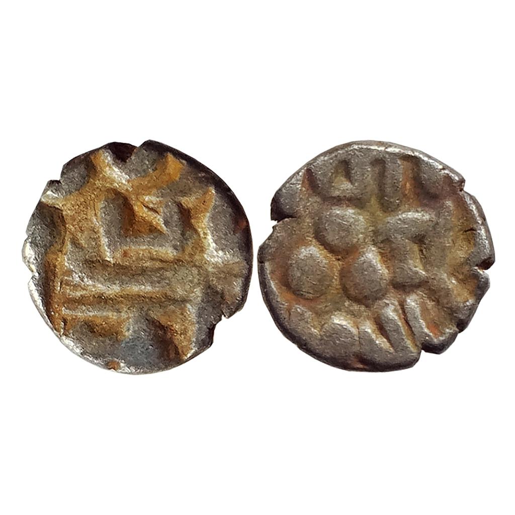 Samid Amirs of Multan Amir Munabbih-II NM ND Silver Bilingual Damma Qanhari Dirham