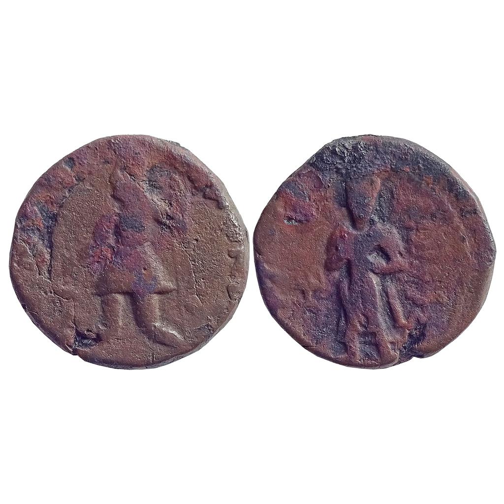 Ancient, Kushanas, Kanishka I, Shakyamuni Buddha’s type, Copper Drachma