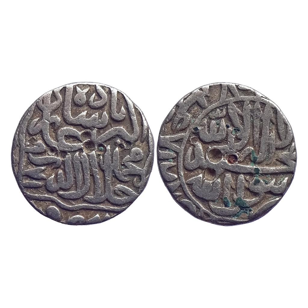 Mughal Akbar Narnol Mint Silver Rupee